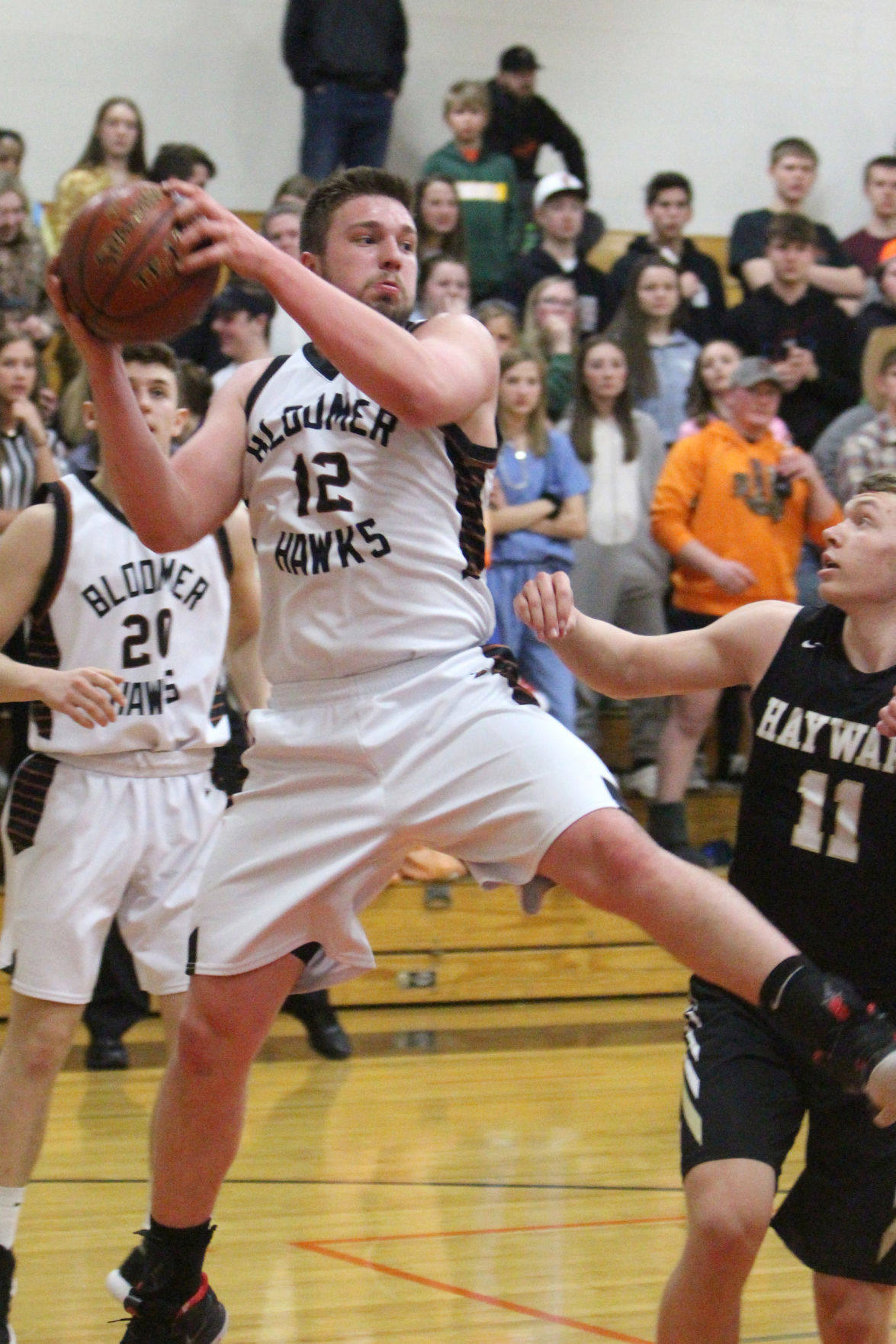 Hayward at Bloomer boys basketball 3-1-19